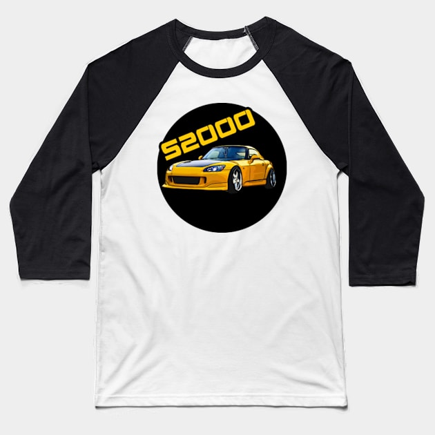 Honda S2000 Baseball T-Shirt by Gamers Gear